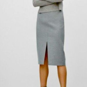 babaton aritzia xs wool skirt